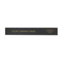 Search for gold and black return address labels Corporate
