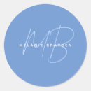 Search for blue name stickers Minimalist