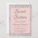Search for confetti sweet 16 invitations Blush pink
