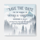 Search for mountain save the date magnets Pine trees