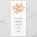 Search for thanksgiving menus Watercolor