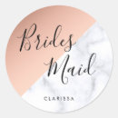 Search for copper metallic stickers Bridal shower