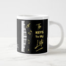 Search for keyboard player mugs Piano keys