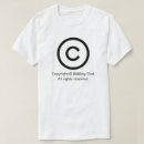 Recherche de copyright tshirts Symbole de copyright