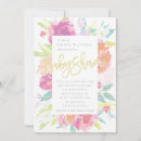 Recherche de bright baby shower invitations Aquarelle