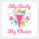 Search for my body my choice stickers Political