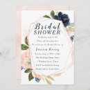 Search for geometric bridal shower invitations Rose gold