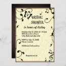Search for music bridal shower invitations Butterfly