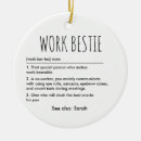 Search for bestie ornaments Coworker