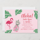 Search for pineapple invitations Flamingo