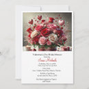 Search for valentines day bridal shower invitations Floral