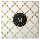Search for black and white moroccan tiles Quatrefoil