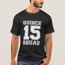 Search for quinceanera quince mens tshirts Squad