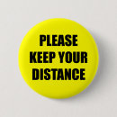 Search for keep your distance buttons Covid