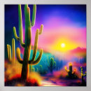 Search for desert sunset posters Pink