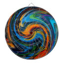 Recherche de spirale jeux de fléchettes Coloré