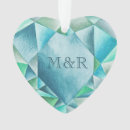 Search for crystal blue ornaments Gemstone