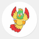 Recherche de perroquet drôle autocollants Animal