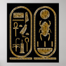 Recherche de hiéroglyphes posters Pharaon