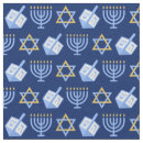 Search for jewish fabric Menorah