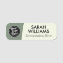 Search for green name tags Modern professional elegant classic