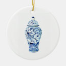 Search for ginger ornaments Blue and white