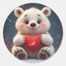 Search for polar bear cub stickers Winter