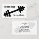 Recherche de instructeur de forme physique cartes visite Coach