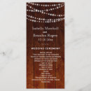Search for boards wedding programs Rustic