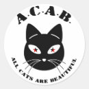 Search for beautiful cat stickers Black