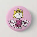 Recherche de saint valentin badges Charlie brune