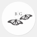 Search for black and white butterfly stickers Elegant