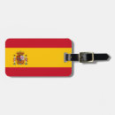 Search for spain luggage tags Flag of spain
