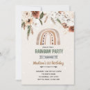 Search for rainbow flower invitations Boho