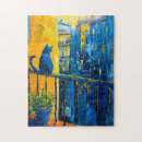 Recherche de balcon puzzles Chat