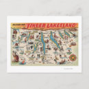 Recherche de lacs de doigt cartes postales États