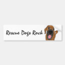 Search for funny dog bumper stickers Rescue
