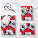 Search for football wrapping paper Soccer