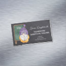 Search for teacher magnetic business cards Chalkboard