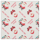 Search for santa claus fabric Snowflakes