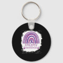 Search for epilepsy purple ribbon keychains Fibromyalgia