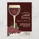 Search for wine 60th birthday invitations Surprise