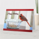 Search for red cardinal birthday cards Bird