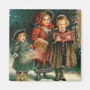 Search for caroling magnets Xmas