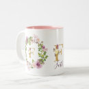 Search for watercolor floral wreath mugs Typography