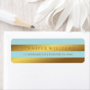 Search for faux gold foil return address labels Contemporary