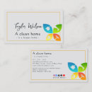 Search for eco friendly business cards Cleaning services
