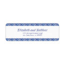 Search for coastal return address labels Blue