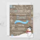 Search for holiday birthday invitations Winter onederland