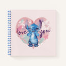 Search for lilo and stitch notebooks Heart
